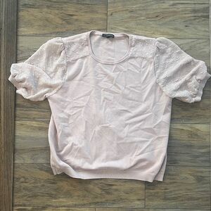 Adrianna Papell Blush Knit Top